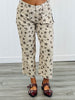 Floral Print Crop Balloon Pants (Reg & Plus)-2 Colors