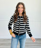 Striped Button Down Cardigan (Reg.) - 2 Colors