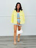 Gingham Lace Trim Short Set (Reg.)-3 Colors