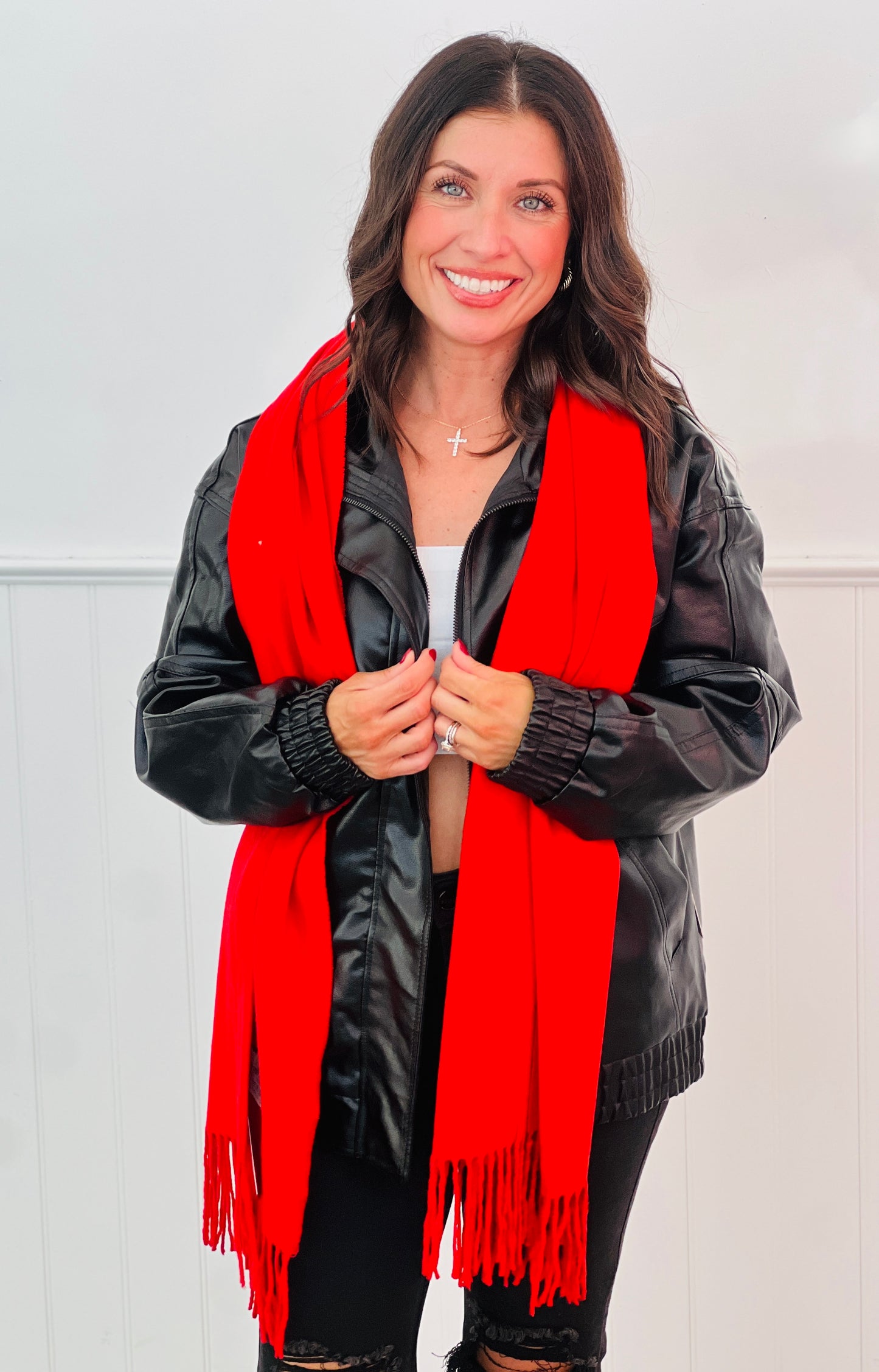 Solid Cashmere Feel Scarf - 6 Colors