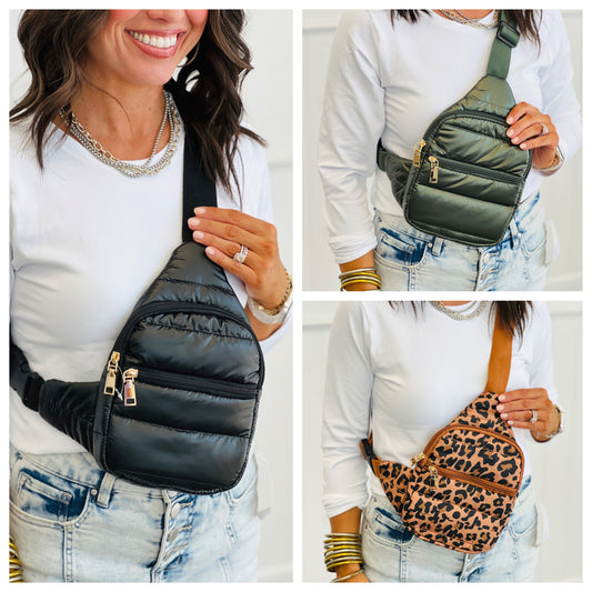 Padded Sling Bag (3 colors)