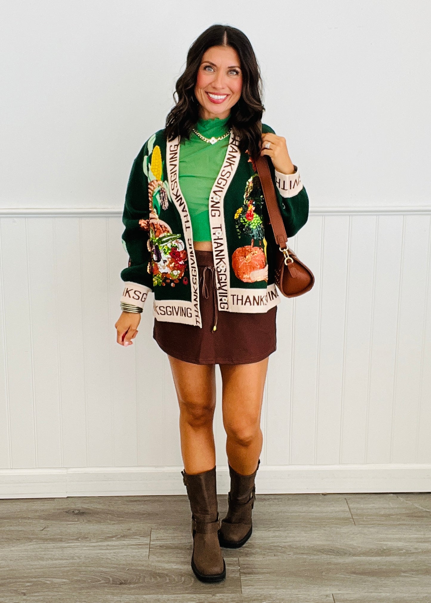 Green Keigan Mesh Top (Reg. and Plus)