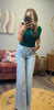 Green Strapless Leslie Ruched Top (Reg.)