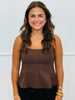 Peplum Cami Tank Top (Reg.) - 4 Colors