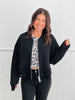 Just Zip It Boxy Jacket (Reg & Plus)-2 Colors
