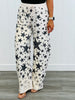 Beige Star Lace Wide Leg Pants (Reg. & Plus)