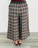 Merlot Plaid Flannel Culotte Pants (Reg.)