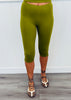 Moss Ribbed Tank Top & Capri Pants Set (Reg.)