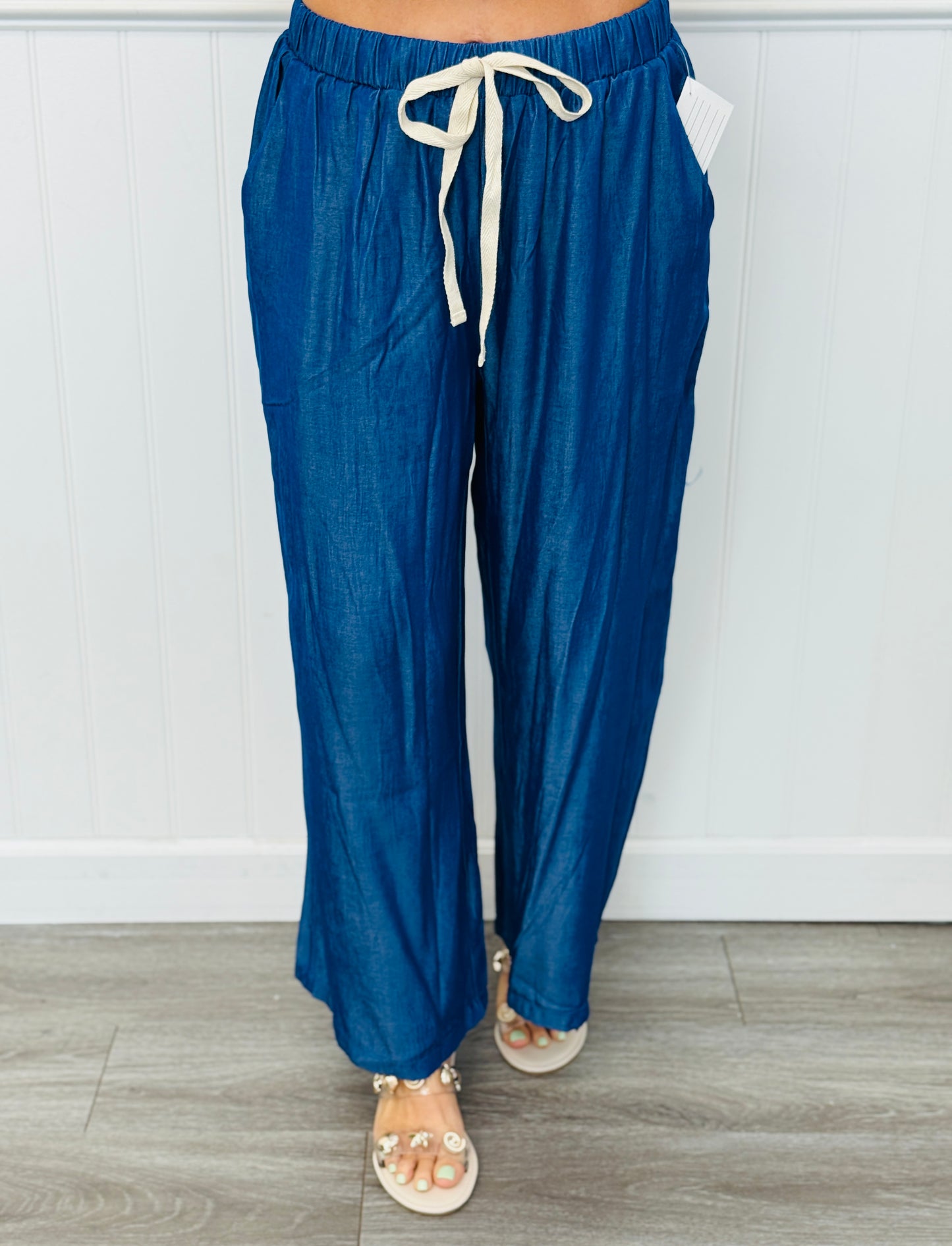 Easy Day Wide Leg Pants (Reg.)-2 Colors