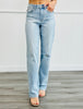 Judy Blue 90's Raise The Roof Straight Jeans (Reg. and Plus)