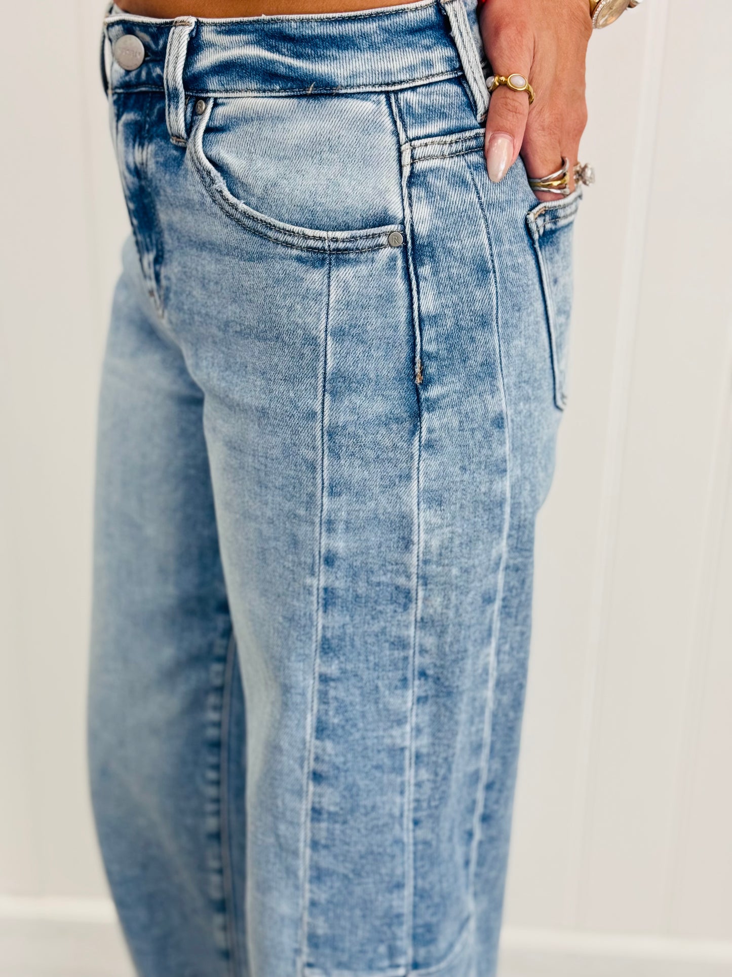 Risen Medium Rock The Night Away Barrel Jeans (Reg & Plus)