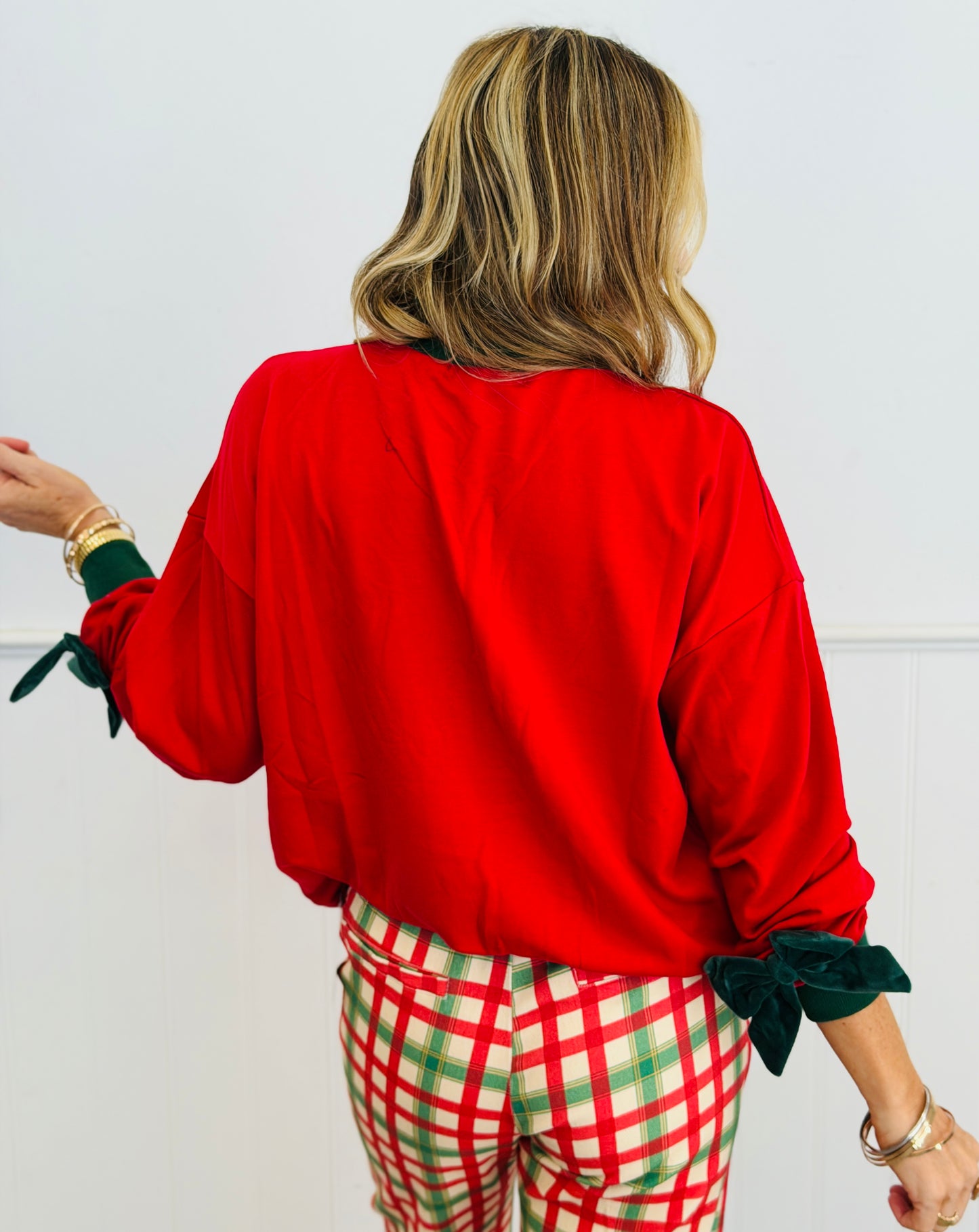 Falala Gold Sequin LS Top (Reg. and Plus)
