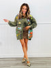 Olive Multi Patch Oversized Jacket (Reg.)