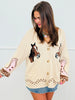 Taupe Horse Button Up Cardigan (Reg.)