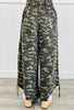 Ruched Side Camo Print Pants (Reg.)