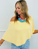 Butter Boat Neck Poncho Top (Reg.)