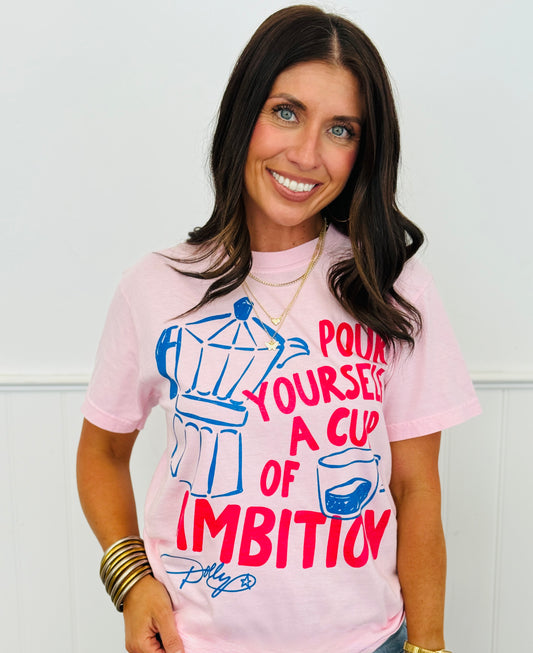 Cup of Ambition Graphic Tee (Reg. and Plus)