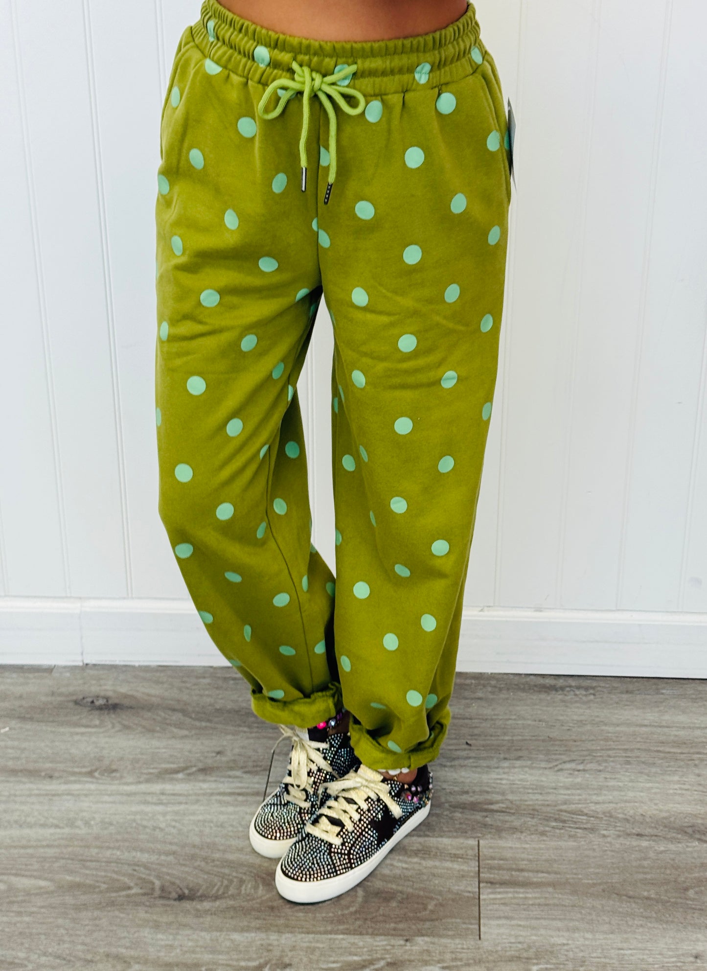 Playful Polka Dot Jogger Pants (Reg.) - 4 Colors