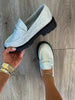 Silver All That Glitters Loafers
