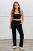 Black Side Stripe Pocket Pants (Reg.) - 2 Colors