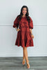 Triple Bow Mini Dress (Reg)-2 Colors