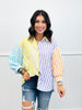 Yellow Pastel Perfection Striped Shirt (Reg. & Plus)