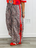 Leopard Side Stripe Triple Bow Pants (Reg.)-2 Colors