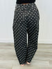 Black Polka Dot Barrel Pants (Reg. and Plus)