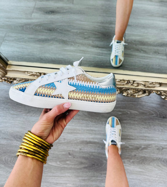 Vintage Havana Happiness Comes In Waves Sneakers