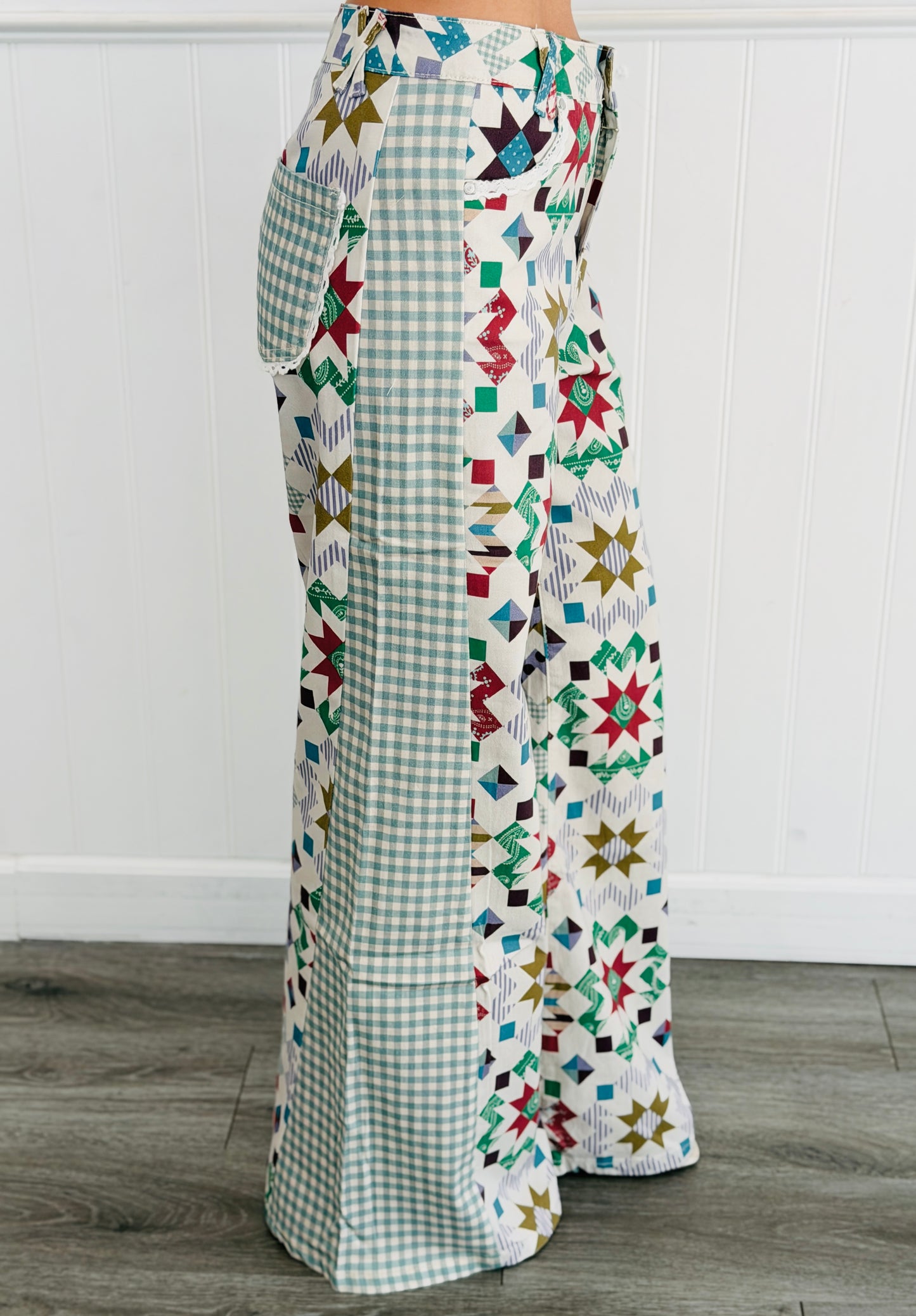 Country Quilt Denim Pants (Reg.)