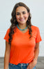 Orange Jess Lea Basic Tee (Reg.)