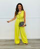 Lime Vest Bodice Jumpsuit  (Reg)