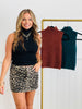 Sleeveless High Neck Sweater Top (Reg.)-3 Colors