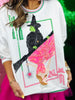 Queen Of Sparkles Licensed Elphaba & Glinda Card Sweatshirt (Reg. and Plus)