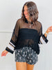 Sheer Observation Tunic Top (Reg & Plus)-2 Colors
