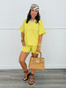 Lime Pointelle Knit Top & Shorts Set (Reg.)