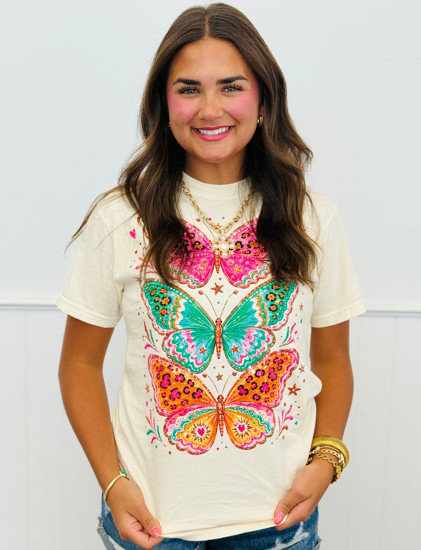 Wildly Beautiful Butterfly Tee (Reg. and Plus)