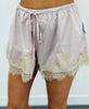 Drawstring Lace Trim Shorts (Reg.)-3 Colors