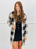 Longline Jacquard Sweater Cardigan (Reg.)-2 Colors