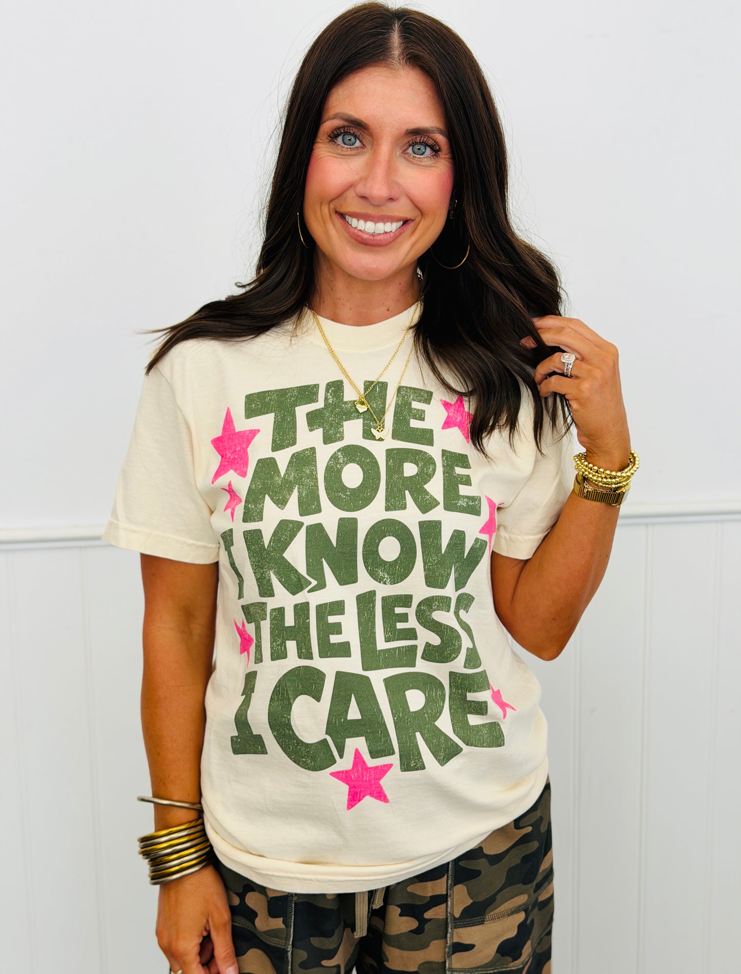 The More I Know Graphic Tee (Reg. and Plus)
