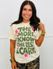 The More I Know Graphic Tee (Reg. and Plus)