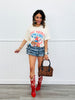 Ruffled Denim Delight Mini Skort (Reg.)