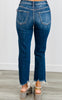 Suffice High Rise Cropped Straight Leg Pants (Reg. and Plus)