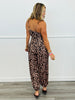 Leopard Print Spaghetti Strap Jumpsuit (Reg.)