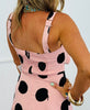 Blush Polka Dot Midi Dress (Reg & Plus)