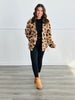 Brown Leopard Faux Fur Jacket (Reg)