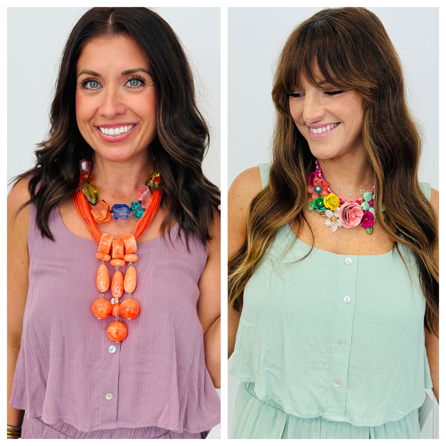 Rayon Gauze Button Down Top (Reg.)-2 Colors