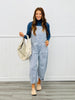 Light Blue Pinstriped Overalls (Reg & Plus)