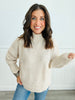 Oatmeal Mock Neck Sweater (Reg)