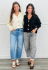 Sweetheart Button Up Cardigan (Reg.)- 2 Colors